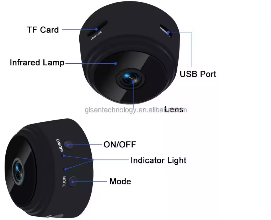 Caméra wifi intelligente pour surveillance en direct