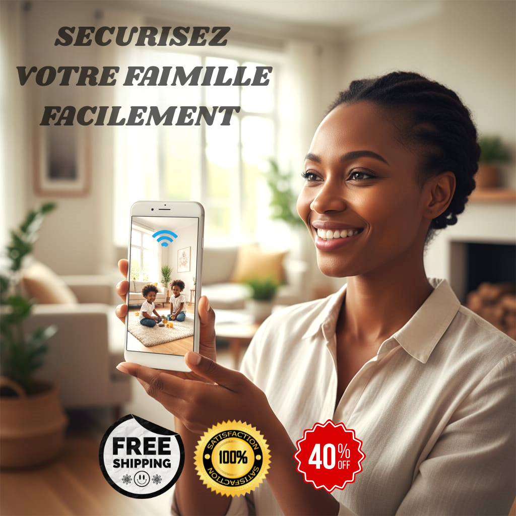 Caméra wifi intelligente pour surveillance en direct